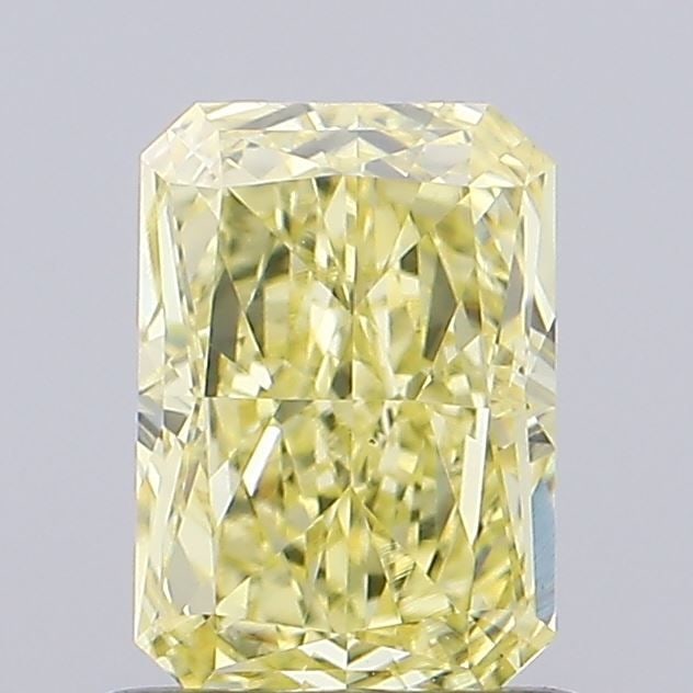 Loose Diamond - RADIANT 0.89ct Fancy Intense Yellow VS1: Loose Diamond - RADIANT 0.89ct Fancy Intense Yellow VS1 Source: This is a real non-mined Diamond that has been grown in a lab Shape: RADIANT Carats: 0.89 Color: Fancy Intense Yellow Certification: IGI