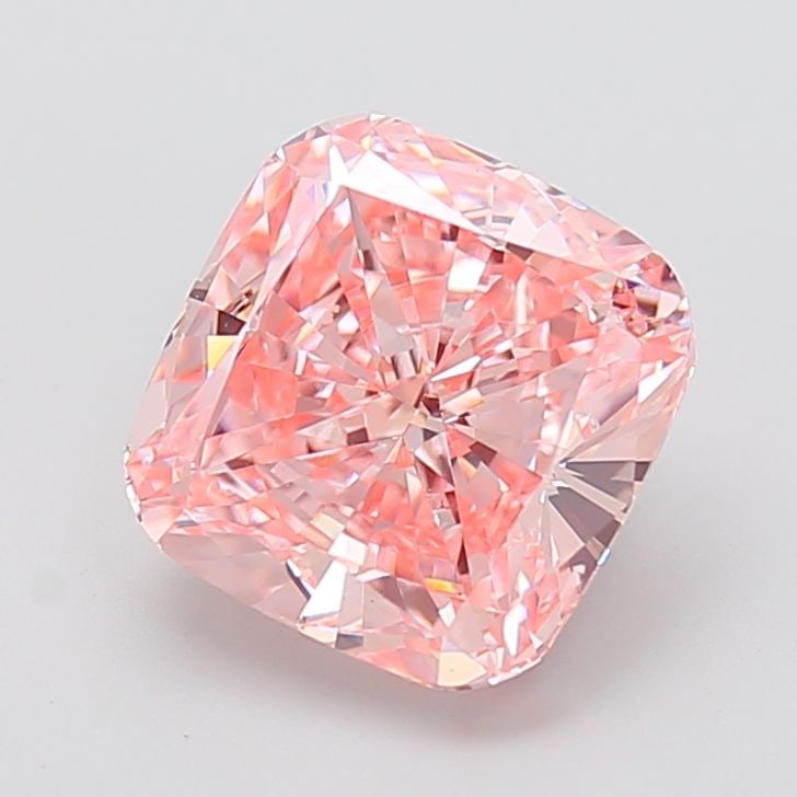 Loose Diamond - CUSHION MODIFIED 5.03ct Fancy Intense Pink VS1: Loose Diamond - CUSHION MODIFIED 5.03ct Fancy Intense Pink VS1 Source: This is a real non-mined Diamond that has been grown in a lab Shape: CUSHION MODIFIED Carats: 5.03 Color: Fancy Intense Pink Cert