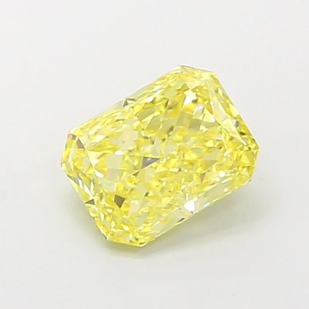Loose Diamond - RADIANT 1.31ct Fancy Vivid Yellow VS1: Loose Diamond - RADIANT 1.31ct Fancy Vivid Yellow VS1 Source: This is a real non-mined Diamond that has been grown in a lab Shape: RADIANT Carats: 1.31 Color: Fancy Vivid Yellow Certification: IGI Vid