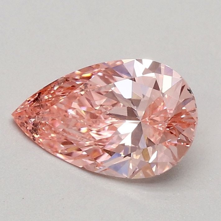 Loose Diamond - PEAR 0.57ct Fancy Vivid Pink SI2: Loose Diamond - PEAR 0.57ct Fancy Vivid Pink SI2 Source: This is a real non-mined Diamond that has been grown in a lab Shape: PEAR Carats: 0.57 Color: Fancy Vivid Pink Certification: IGI Video:
