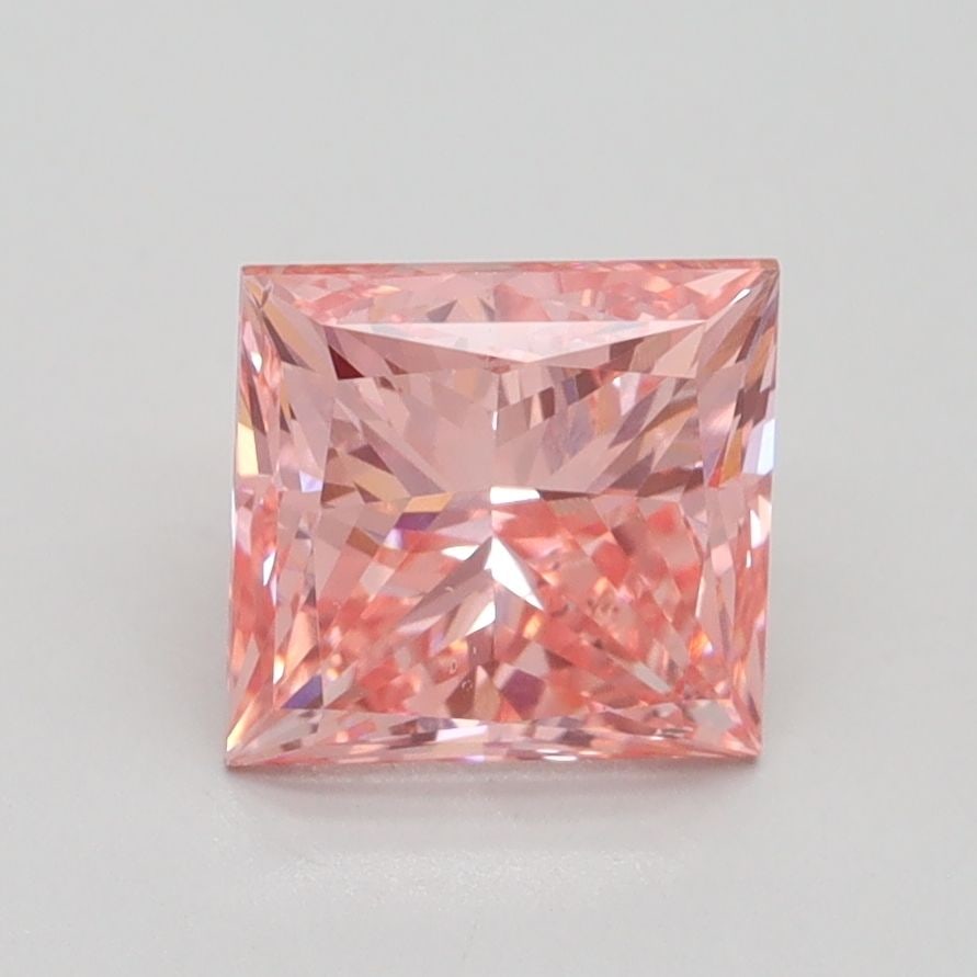 Loose Diamond - PRINCESS 1.83ct Fancy Vivid Pink SI1: Loose Diamond - PRINCESS 1.83ct Fancy Vivid Pink SI1 Source: This is a real non-mined Diamond that has been grown in a lab Shape: PRINCESS Carats: 1.83 Color: Fancy Vivid Pink Certification: IGI Video