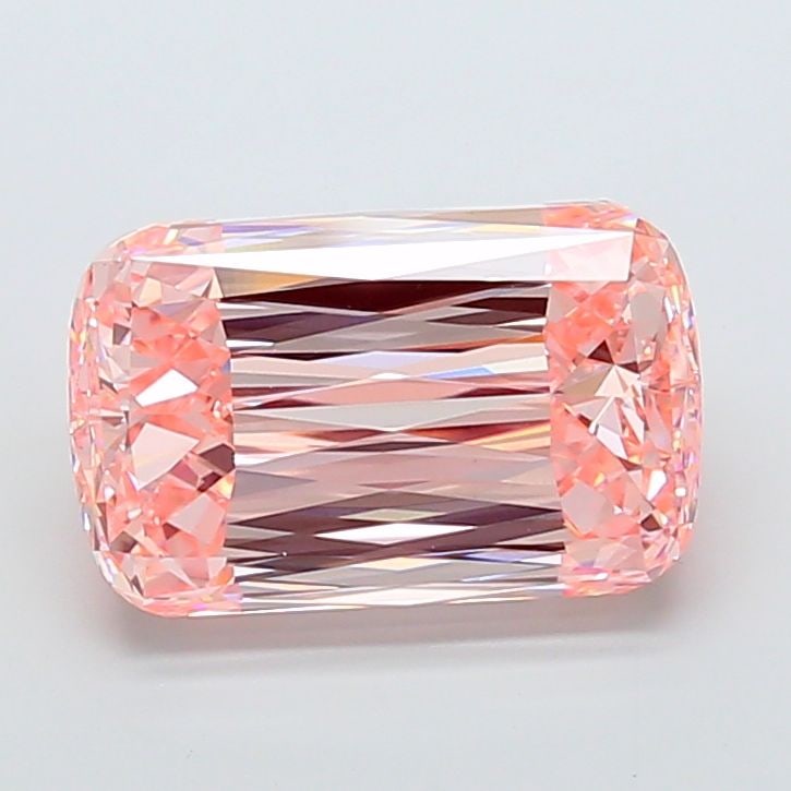 Loose Diamond - CUSHION MODIFIED 10.08ct Fancy Vivid Pink VVS2: Loose Diamond - CUSHION MODIFIED 10.08ct Fancy Vivid Pink VVS2 Source: This is a real non-mined Diamond that has been grown in a lab Shape: CUSHION MODIFIED Carats: 10.08 Color: Fancy Vivid Pink Certi