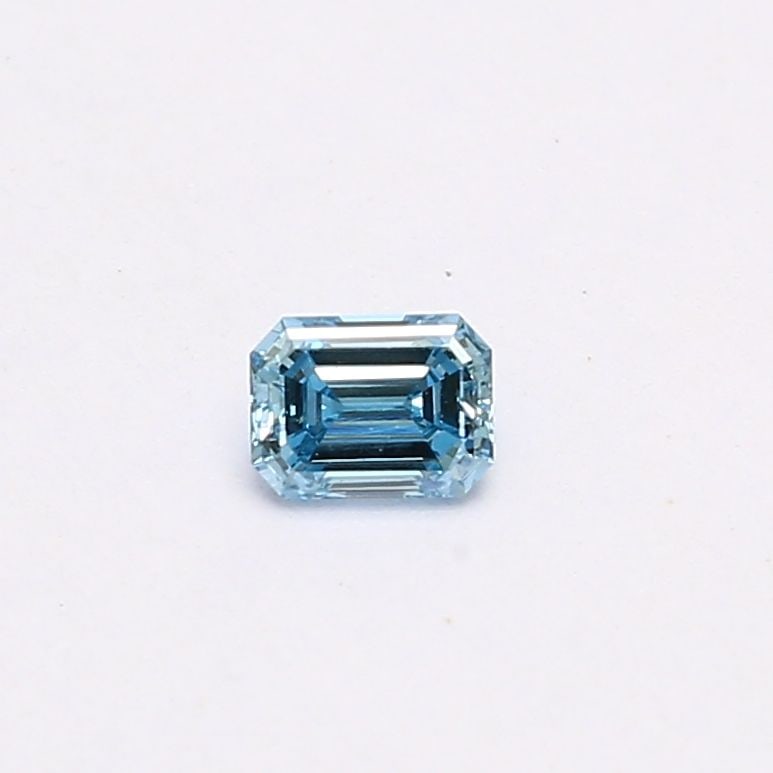 Loose Diamond - EMERALD 0.24ct Fancy Vivid Blue VVS2: Loose Diamond - EMERALD 0.24ct Fancy Vivid Blue VVS2 Source: This is a real non-mined Diamond that has been grown in a lab Shape: EMERALD Carats: 0.24 Color: Fancy Vivid Blue Certification: NONE PLEAS