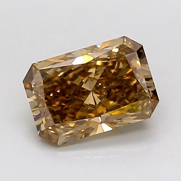 Loose Diamond - RADIANT 1.08ct Fancy Brown VS2: Loose Diamond - RADIANT 1.08ct Fancy Brown VS2 Source: This is a real non-mined Diamond that has been grown in a lab Shape: RADIANT Carats: 1.08 Color: Fancy Brown Certification: IGI Video: