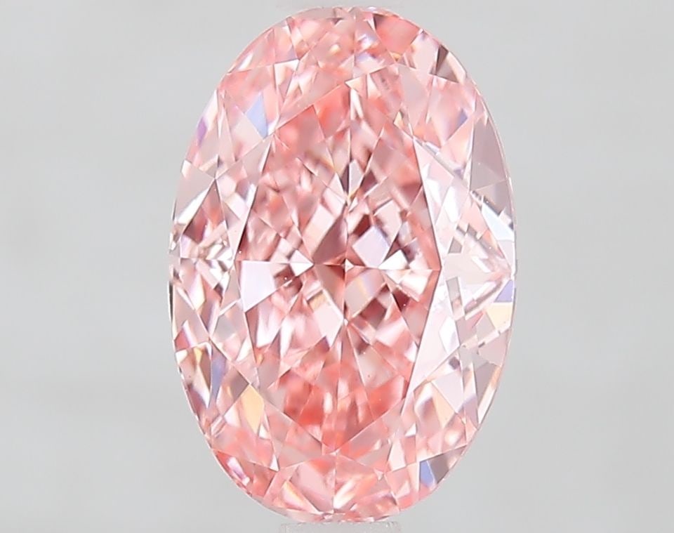 Loose Diamond - OVAL 1.64ct Fancy Vivid Pink VVS2: Loose Diamond - OVAL 1.64ct Fancy Vivid Pink VVS2 Source: This is a real non-mined Diamond that has been grown in a lab Shape: OVAL Carats: 1.64 Color: Fancy Vivid Pink Certification: IGI Video: