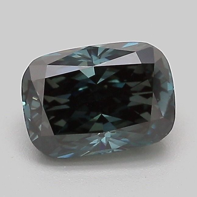 Loose Diamond - CUSHION MODIFIED 1.06ct Fancy Deep Blueish Green VVS2: Loose Diamond - CUSHION MODIFIED 1.06ct Fancy Deep Blueish Green VVS2 Source: This is a real non-mined Diamond that has been grown in a lab Shape: CUSHION MODIFIED Carats: 1.06 Color: Fancy Deep Bluei