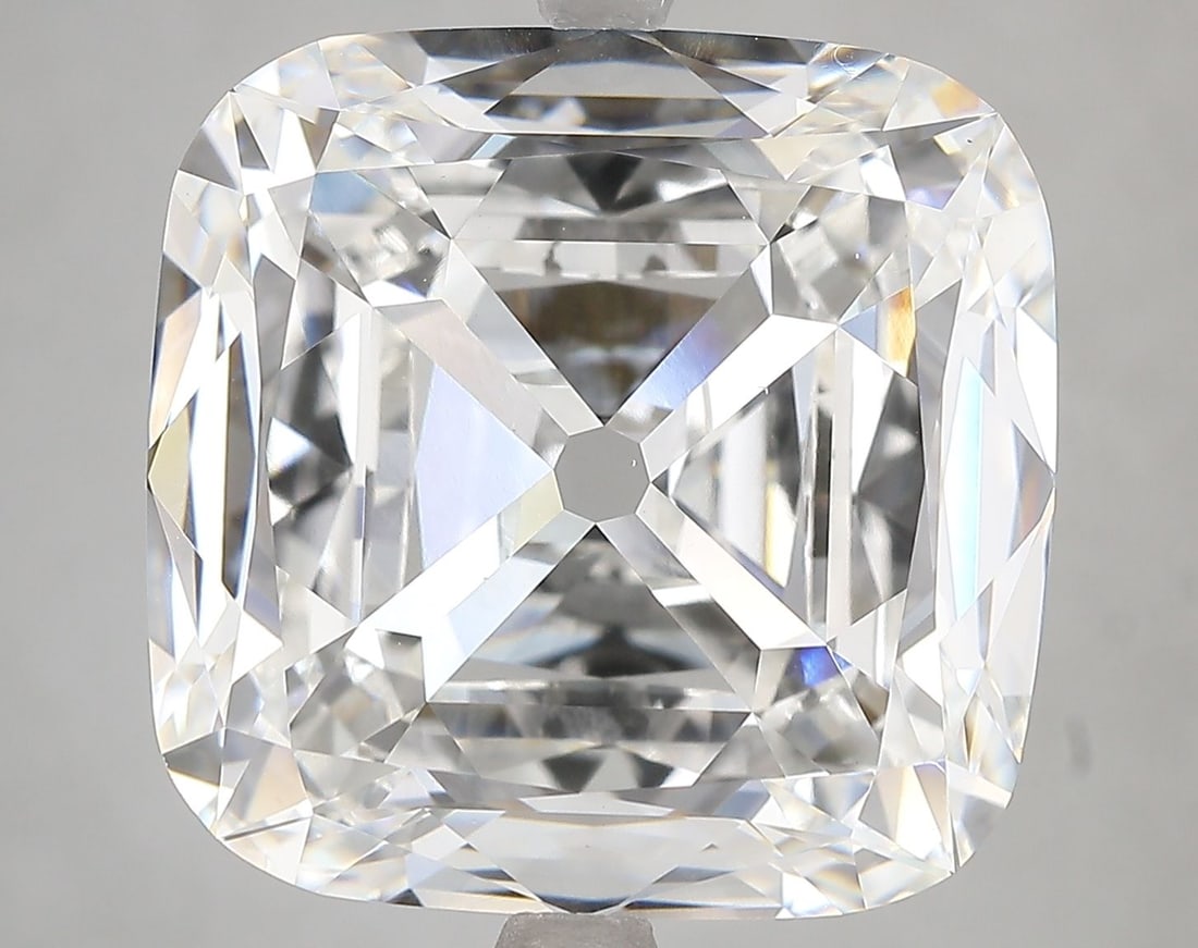 Loose Diamond - CUSHION MODIFIED 15.12ct F VS1: Loose Diamond - CUSHION MODIFIED 15.12ct F VS1 Source: This is a real non-mined Diamond that has been grown in a lab Shape: CUSHION MODIFIED Carats: 15.12 Color: F Clarity: VS1 Certification: IGI Vide