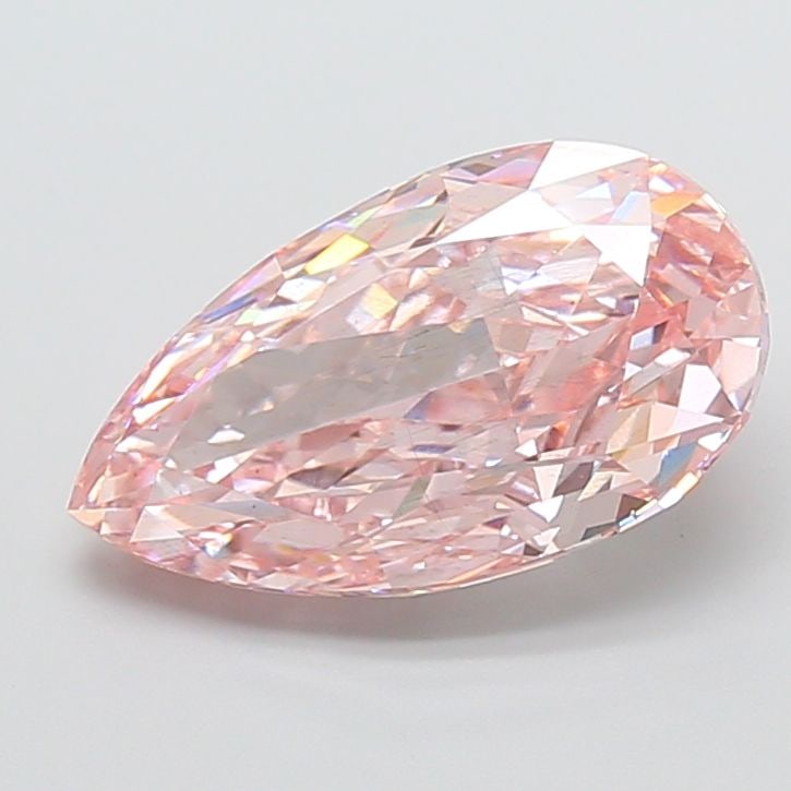 Loose Diamond - PEAR 6.08ct Fancy Vivid Pink SI1: Loose Diamond - PEAR 6.08ct Fancy Vivid Pink SI1 Source: This is a real non-mined Diamond that has been grown in a lab Shape: PEAR Carats: 6.08 Color: Fancy Vivid Pink Certification: IGI Video: