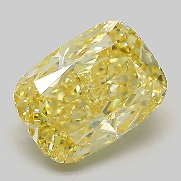 Loose Diamond - CUSHION MODIFIED 1.6ct Fancy Intense Yellow VS1: Loose Diamond - CUSHION MODIFIED 1.6ct Fancy Intense Yellow VS1 Source: This is a real non-mined Diamond that has been grown in a lab Shape: CUSHION MODIFIED Carats: 1.6 Color: Fancy Intense Yellow Ce