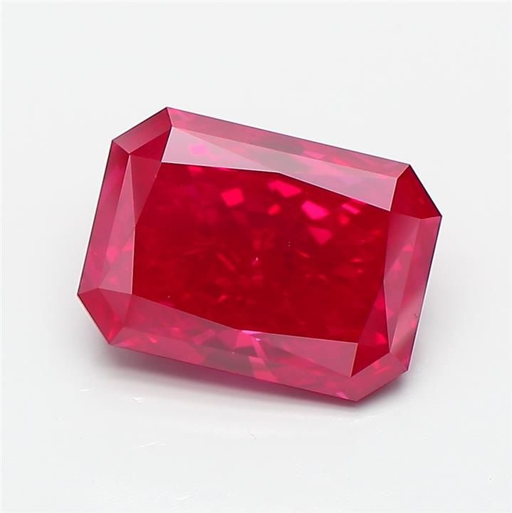 Loose Diamond - RADIANT 3.58ct Fancy Vivid Red VS2 (1 of 1)