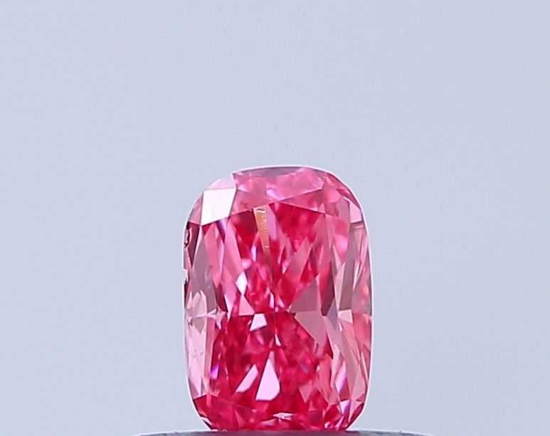 Loose Diamond - CUSHION MODIFIED 0.33ct Fancy Vivid Pink VS2: Loose Diamond - CUSHION MODIFIED 0.33ct Fancy Vivid Pink VS2 Source: This is a real non-mined Diamond that has been grown in a lab Shape: CUSHION MODIFIED Carats: 0.33 Color: Fancy Vivid Pink Certific