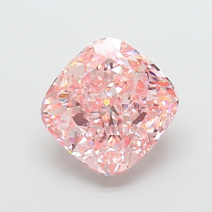 Loose Diamond - CUSHION MODIFIED 5.06ct Fancy Vivid Pink VVS2: Loose Diamond - CUSHION MODIFIED 5.06ct Fancy Vivid Pink VVS2 Source: This is a real non-mined Diamond that has been grown in a lab Shape: CUSHION MODIFIED Carats: 5.06 Color: Fancy Vivid Pink Certifi
