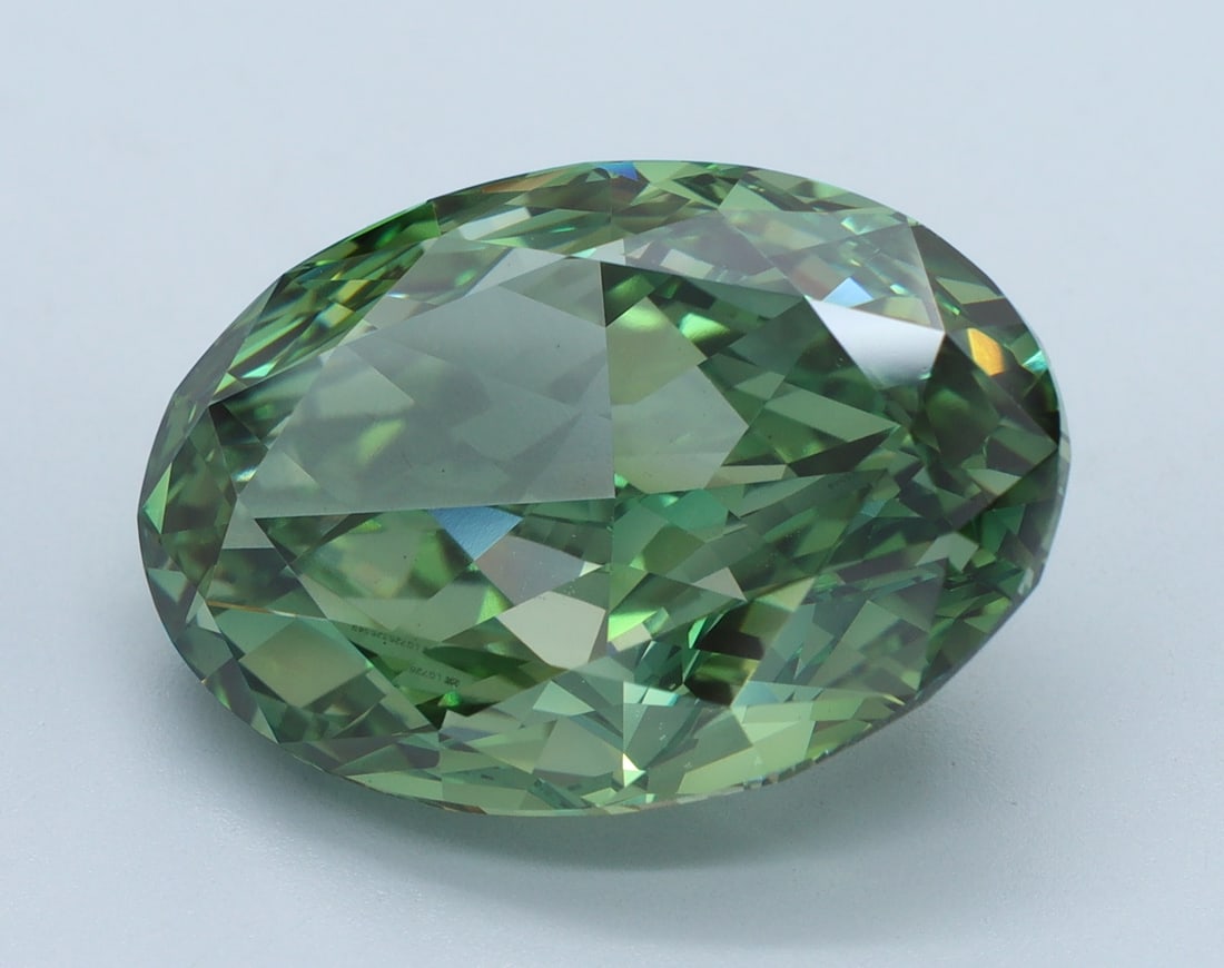 Loose Diamond - OVAL 11.71ct GREEN VS1 (1 of 1)