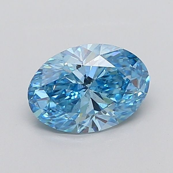 Loose Diamond - OVAL 1.56ct Fancy Vivid Blue VS2: Loose Diamond - OVAL 1.56ct Fancy Vivid Blue VS2 Source: This is a real non-mined Diamond that has been grown in a lab Shape: OVAL Carats: 1.56 Color: Fancy Vivid Blue Certification: IGI Video: