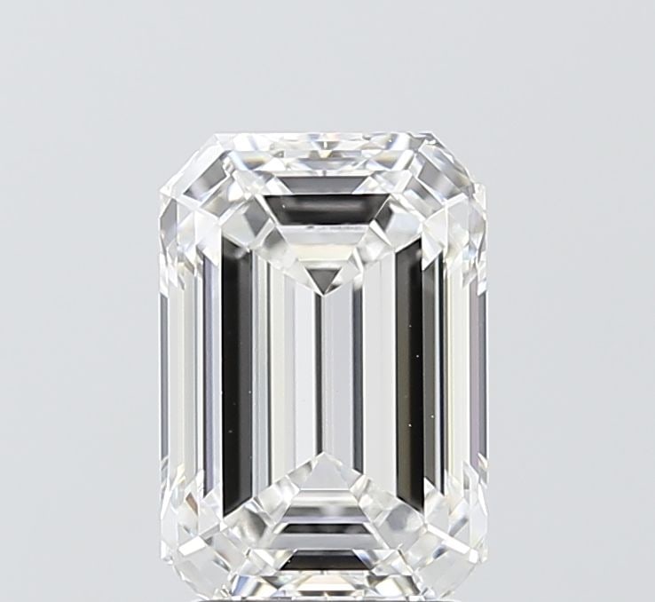 Loose Diamond - EMERALD 2.57ct E VVS2: Loose Diamond - EMERALD 2.57ct E VVS2 Source: This is a real non-mined Diamond that has been grown in a lab Shape: EMERALD Carats: 2.57 Color: E Clarity: VVS2 Certification: IGI PLEASE NOTE: Framed, L