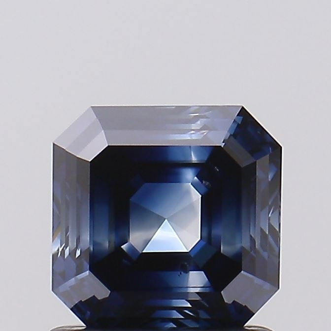 Loose Diamond - ASSCHER 1.05ct Fancy Deep Blue SI2: Loose Diamond - ASSCHER 1.05ct Fancy Deep Blue SI2 Source: This is a real non-mined Diamond that has been grown in a lab Shape: ASSCHER Carats: 1.05 Color: Fancy Deep Blue Certification: NONE Video: