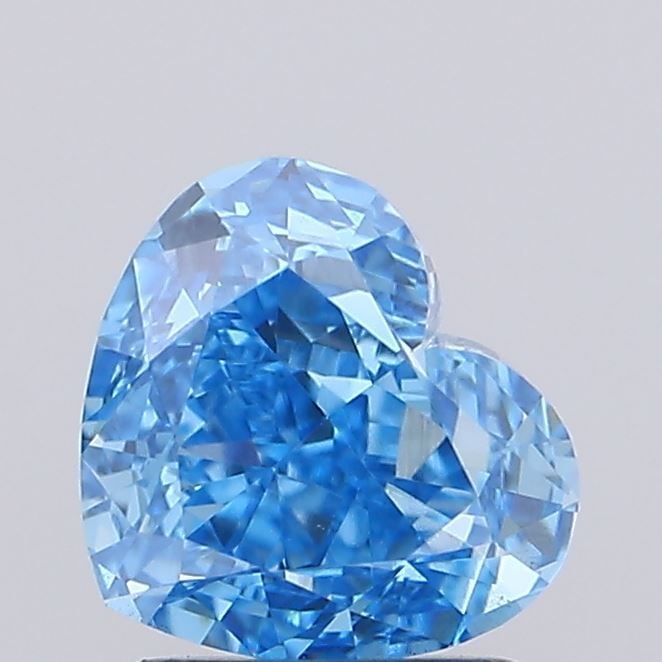 Loose Diamond - HEART 1.11ct Fancy Vivid Blue VS2: Loose Diamond - HEART 1.11ct Fancy Vivid Blue VS2 Source: This is a real non-mined Diamond that has been grown in a lab Shape: HEART Carats: 1.11 Color: Fancy Vivid Blue Certification: IGI Video: