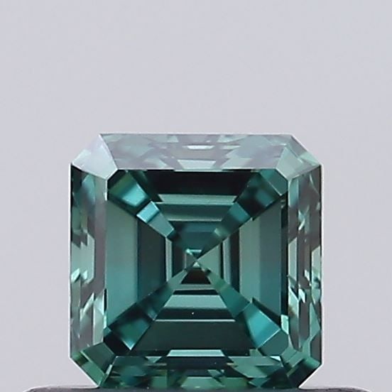 Loose Diamond - ASSCHER 0.35ct Fancy Vivid Green VS1: Loose Diamond - ASSCHER 0.35ct Fancy Vivid Green VS1 Source: This is a real non-mined Diamond that has been grown in a lab Shape: ASSCHER Carats: 0.35 Color: Fancy Vivid Green Certification: NONE Vide