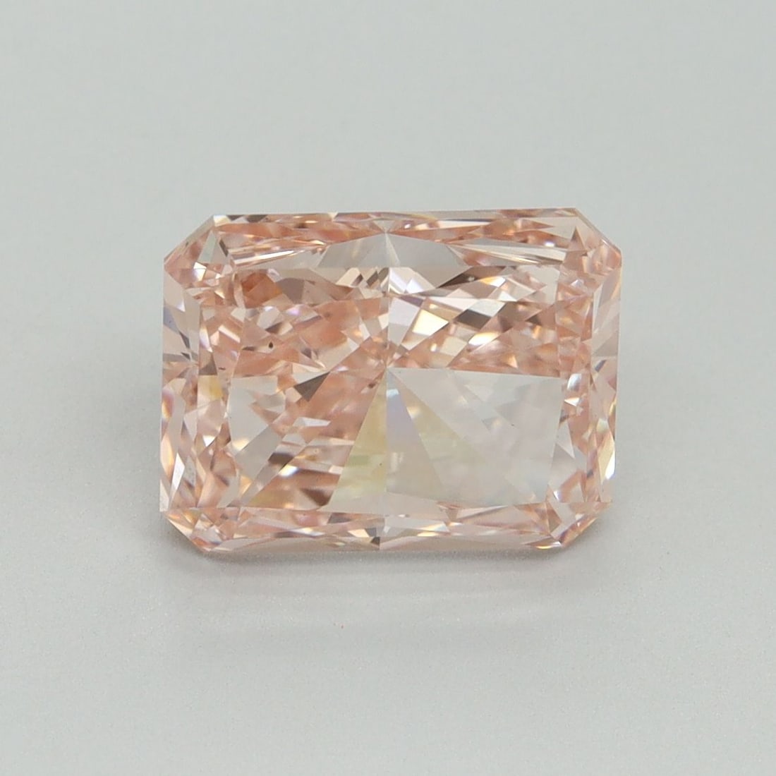 Loose Diamond - RADIANT 3.54ct Fancy Intense Pink VS2: Loose Diamond - RADIANT 3.54ct Fancy Intense Pink VS2 Source: This is a real non-mined Diamond that has been grown in a lab Shape: RADIANT Carats: 3.54 Color: Fancy Intense Pink Certification: IGI Vid