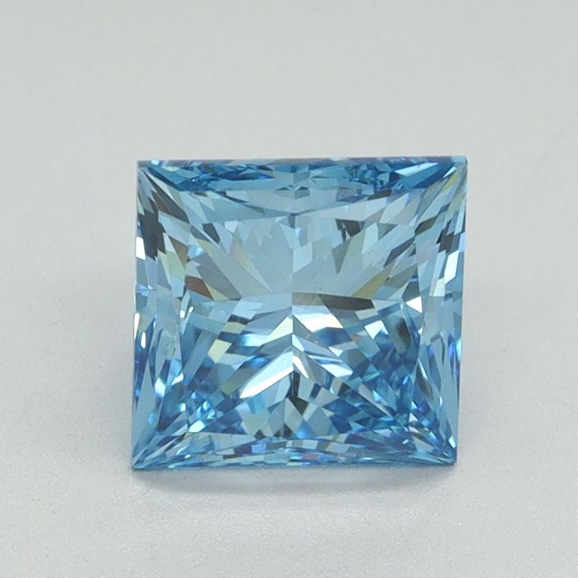 Loose Diamond - PRINCESS 1.66ct Fancy Vivid Blue VS1 (1 of 1)