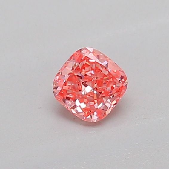 Loose Diamond - CUSHION MODIFIED 0.24ct Fancy Vivid Pink SI1: Loose Diamond - CUSHION MODIFIED 0.24ct Fancy Vivid Pink SI1 Source: This is a real non-mined Diamond that has been grown in a lab Shape: CUSHION MODIFIED Carats: 0.24 Color: Fancy Vivid Pink Certific