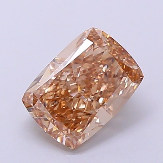 Loose Diamond - CUSHION MODIFIED 2.01ct Fancy Light Brown VS2: Loose Diamond - CUSHION MODIFIED 2.01ct Fancy Light Brown VS2 Source: This is a real non-mined Diamond that has been grown in a lab Shape: CUSHION MODIFIED Carats: 2.01 Color: Fancy Light Brown Certif