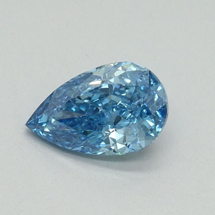 Loose Diamond - PEAR 0.51ct Fancy Vivid Blue VS1: Loose Diamond - PEAR 0.51ct Fancy Vivid Blue VS1 Source: This is a real non-mined Diamond that has been grown in a lab Shape: PEAR Carats: 0.51 Color: Fancy Vivid Blue Certification: IGI Video: Video