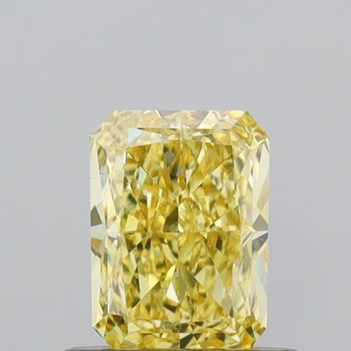 Loose Diamond - RADIANT 0.62ct Fancy Intense Yellow VS1: Loose Diamond - RADIANT 0.62ct Fancy Intense Yellow VS1 Source: This is a real non-mined Diamond that has been grown in a lab Shape: RADIANT Carats: 0.62 Color: Fancy Intense Yellow Certification: