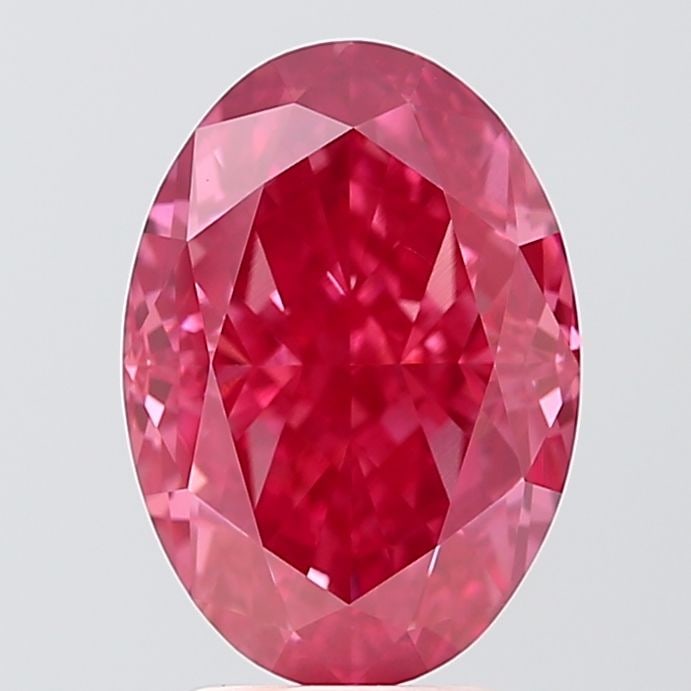 Loose Diamond - OVAL 4.21ct Fancy Vivid Pink VVS2 (1 of 1)