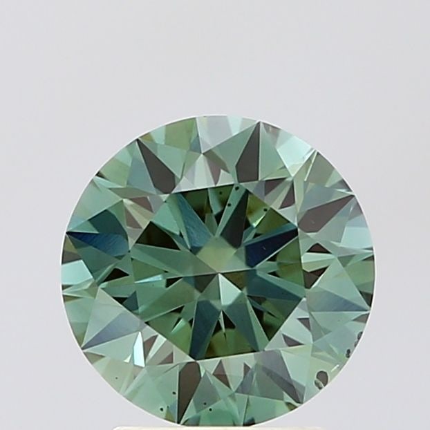 Ideal Loose Diamond - ROUND 2.01ct Fancy Vivid Green VS2: Ideal Loose Diamond - ROUND 2.01ct Fancy Vivid Green VS2 Source: This is a real non-mined Diamond that has been grown in a lab Shape: ROUND Carats: 2.01 Color: Fancy Vivid Green Certification: IGI Vid
