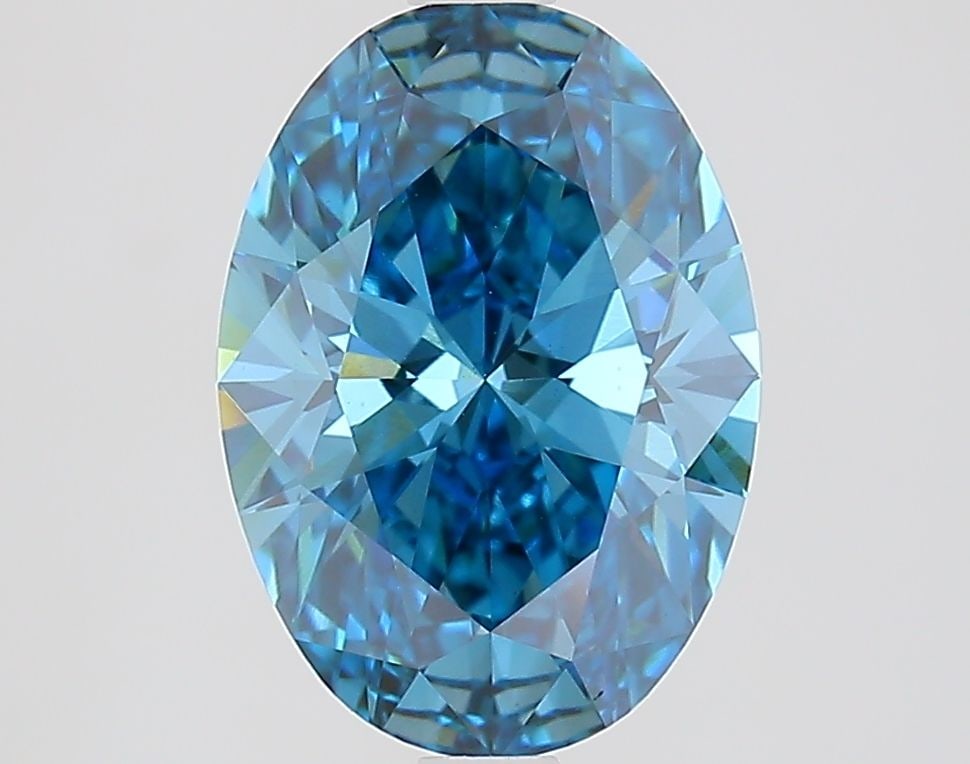 Loose Diamond - OVAL 2.46ct Fancy Vivid Blue VS1: Loose Diamond - OVAL 2.46ct Fancy Vivid Blue VS1 Source: This is a real non-mined Diamond that has been grown in a lab Shape: OVAL Carats: 2.46 Color: Fancy Vivid Blue Certification: IGI Video: