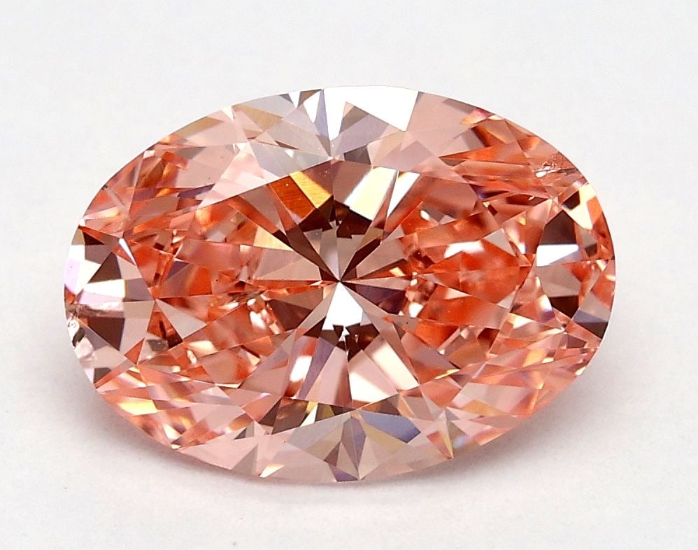 Loose Diamond - OVAL 1.76ct Fancy Vivid Pink SI1: Loose Diamond - OVAL 1.76ct Fancy Vivid Pink SI1 Source: This is a real non-mined Diamond that has been grown in a lab Shape: OVAL Carats: 1.76 Color: Fancy Vivid Pink Certification: IGI Video: