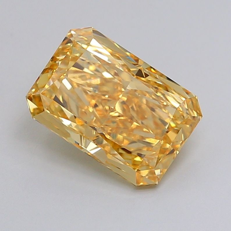 Loose Diamond - RADIANT 2.6ct Fancy Vivid Yellow VVS2: Loose Diamond - RADIANT 2.6ct Fancy Vivid Yellow VVS2 Source: This is a real non-mined Diamond that has been grown in a lab Shape: RADIANT Carats: 2.6 Color: Fancy Vivid Yellow Certification: IGI Vide