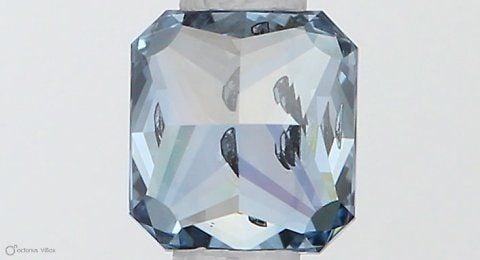 Loose Diamond - RADIANT 0.43ct Fancy Vivid Blue I1: Loose Diamond - RADIANT 0.43ct Fancy Vivid Blue I1 Source: This is a real non-mined Diamond that has been grown in a lab Shape: RADIANT Carats: 0.43 Color: Fancy Vivid Blue Certification: IGI Video: