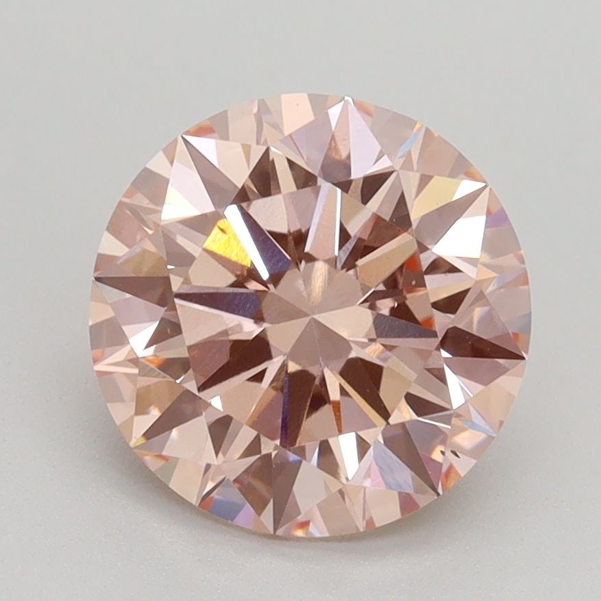 Loose Diamond - ROUND 2.51ct Fancy Intense Pink VS2: Loose Diamond - ROUND 2.51ct Fancy Intense Pink VS2 Source: This is a real non-mined Diamond that has been grown in a lab Shape: ROUND Carats: 2.51 Color: Fancy Intense Pink Certification: IGI Video: