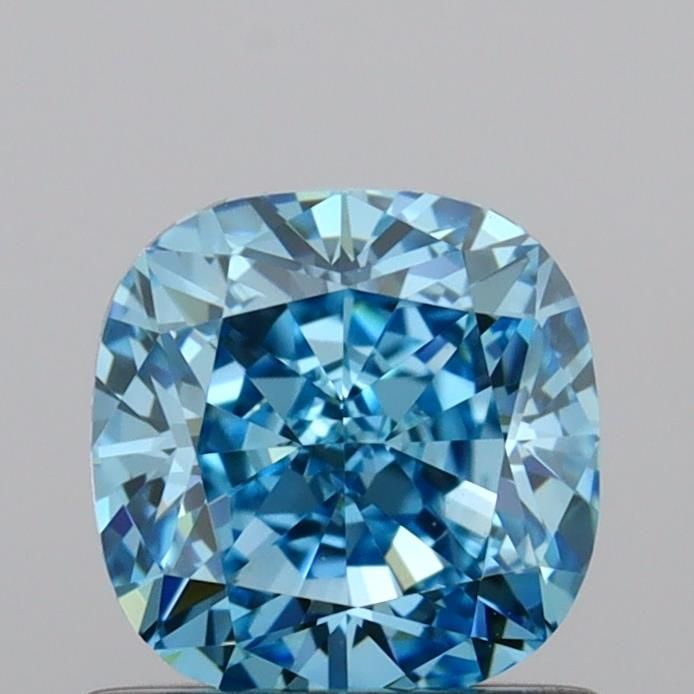 Loose Diamond - CUSHION MODIFIED 1.0ct Fancy Vivid Blue VVS1: Loose Diamond - CUSHION MODIFIED 1.0ct Fancy Vivid Blue VVS1 Source: This is a real non-mined Diamond that has been grown in a lab Shape: CUSHION MODIFIED Carats: 1.0 Color: Fancy Vivid Blue Certifica