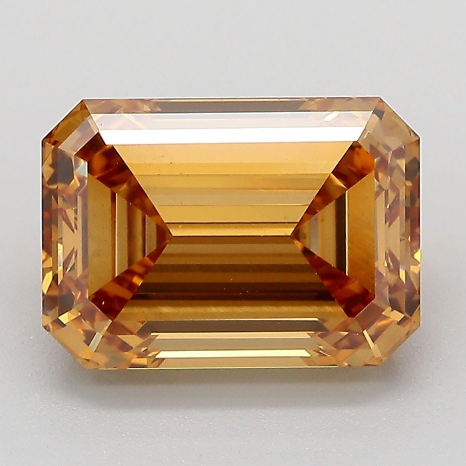 Loose Diamond - EMERALD 4.07ct Fancy Light Yellowish Brown VS1: Loose Diamond - EMERALD 4.07ct Fancy Light Yellowish Brown VS1 Source: This is a real non-mined Diamond that has been grown in a lab Shape: EMERALD Carats: 4.07 Color: Fancy Light Yellowish Brown Cert