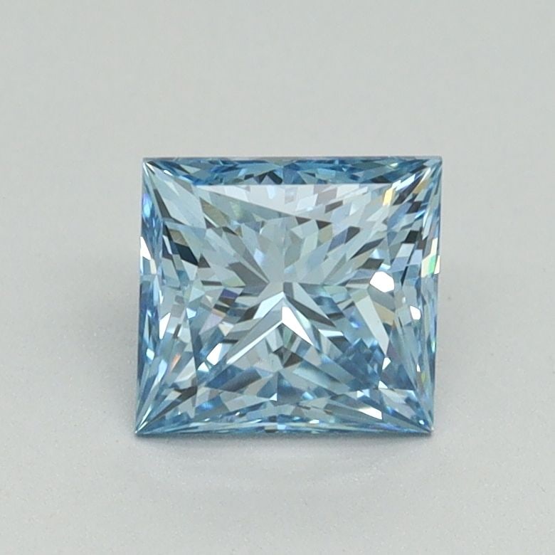 Loose Diamond - PRINCESS 1.09ct Fancy Vivid Blue VS1: Loose Diamond - PRINCESS 1.09ct Fancy Vivid Blue VS1 Source: This is a real non-mined Diamond that has been grown in a lab Shape: PRINCESS Carats: 1.09 Color: Fancy Vivid Blue Certification: IGI Video