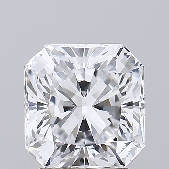 Loose Diamond - SQUARE RADIANT 1.87ct E VVS2: Loose Diamond - SQUARE RADIANT 1.87ct E VVS2 Source: This is a real non-mined Diamond that has been grown in a lab Shape: SQUARE RADIANT Carats: 1.87 Color: E Clarity: VVS2 Certification: IGI Video: