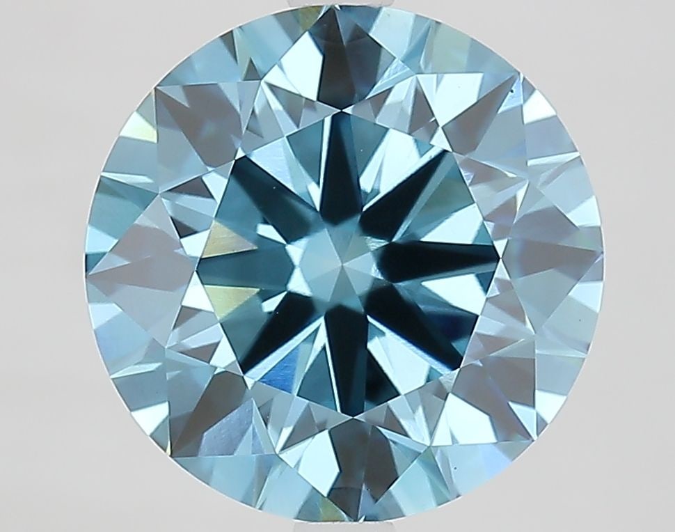 Ideal Loose Diamond - ROUND 4.32ct Fancy Vivid Blue VS1: Ideal Loose Diamond - ROUND 4.32ct Fancy Vivid Blue VS1 Source: This is a real non-mined Diamond that has been grown in a lab Shape: ROUND Carats: 4.32 Color: Fancy Vivid Blue Certification: IGI Video