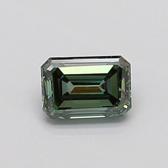 Loose Diamond - EMERALD 0.41ct Fancy Vivid Green VS1: Loose Diamond - EMERALD 0.41ct Fancy Vivid Green VS1 Source: This is a real non-mined Diamond that has been grown in a lab Shape: EMERALD Carats: 0.41 Color: Fancy Vivid Green Certification: IGI Video
