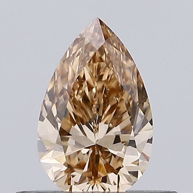 Loose Diamond - PEAR 0.42ct Fancy Brown VS1: Loose Diamond - PEAR 0.42ct Fancy Brown VS1 Source: This is a real non-mined Diamond that has been grown in a lab Shape: PEAR Carats: 0.42 Color: Fancy Brown Certification: NONE Video: