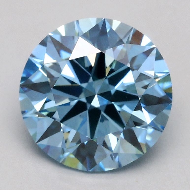 Loose Diamond - ROUND 1.56ct Fancy Blue VS1: Loose Diamond - ROUND 1.56ct Fancy Blue VS1 Source: This is a real non-mined Diamond that has been grown in a lab Shape: ROUND Carats: 1.56 Color: Fancy Blue Certification: IGI Video: