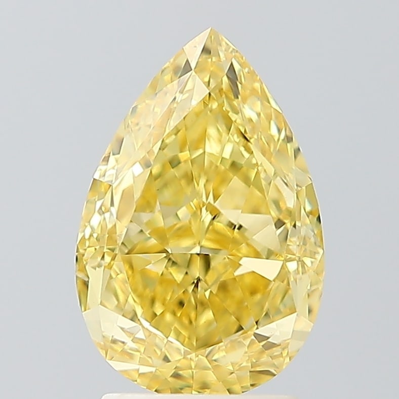 Loose Diamond - PEAR 3.06ct YELLOW VVS2: Loose Diamond - PEAR 3.06ct YELLOW VVS2 Source: This is a real non-mined Diamond that has been grown in a lab Shape: PEAR Carats: 3.06 Color: YELLOW Clarity: VVS2 Certification: IGI Condition: Pre-Own