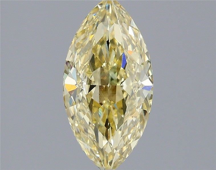 Loose Diamond - MARQUISE 1.58ct Fancy Intense Yellow VS1: Loose Diamond - MARQUISE 1.58ct Fancy Intense Yellow VS1 Source: This is a real non-mined Diamond that has been grown in a lab Shape: MARQUISE Carats: 1.58 Color: Fancy Intense Yellow Certification: I