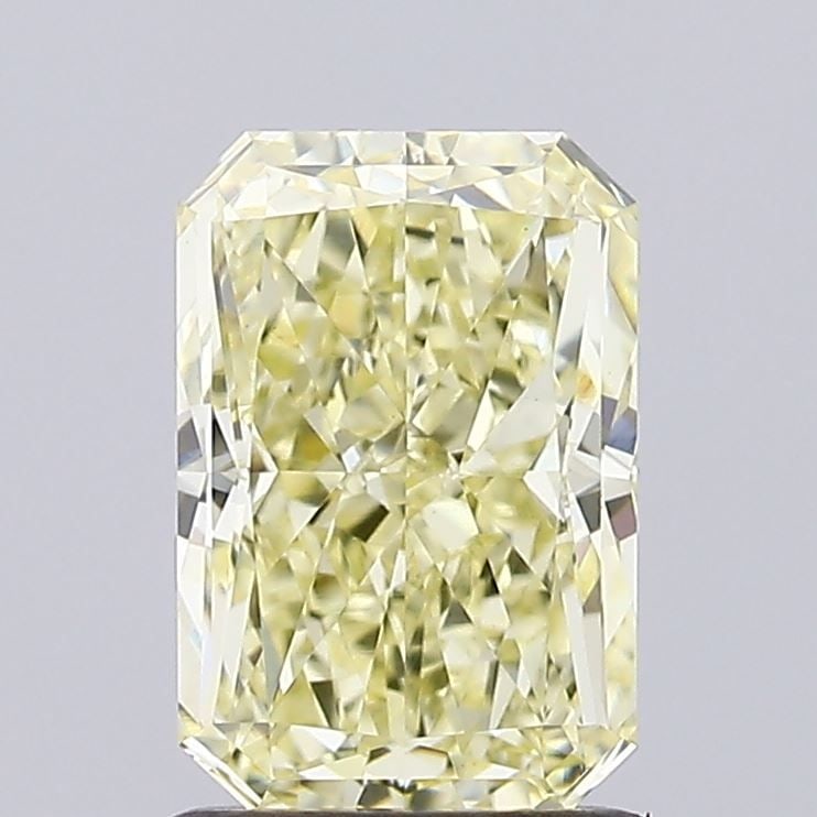 Loose Diamond - RADIANT 1.54ct Fancy Yellow VVS2: Loose Diamond - RADIANT 1.54ct Fancy Yellow VVS2 Source: This is a real non-mined Diamond that has been grown in a lab Shape: RADIANT Carats: 1.54 Color: Fancy Yellow Certification: IGI Video: Video
