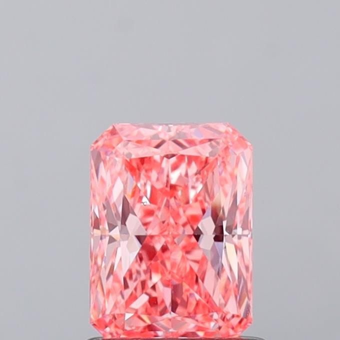 Loose Diamond - RADIANT 1.1ct Fancy Vivid Pink VS1: Loose Diamond - RADIANT 1.1ct Fancy Vivid Pink VS1 Source: This is a real non-mined Diamond that has been grown in a lab Shape: RADIANT Carats: 1.1 Color: Fancy Vivid Pink Certification: IGI Video: