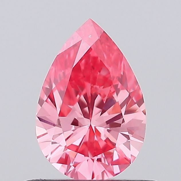 Loose Diamond - PEAR 0.53ct Fancy Vivid Pink VS1: Loose Diamond - PEAR 0.53ct Fancy Vivid Pink VS1 Source: This is a real non-mined Diamond that has been grown in a lab Shape: PEAR Carats: 0.53 Color: Fancy Vivid Pink Certification: IGI Video: Video