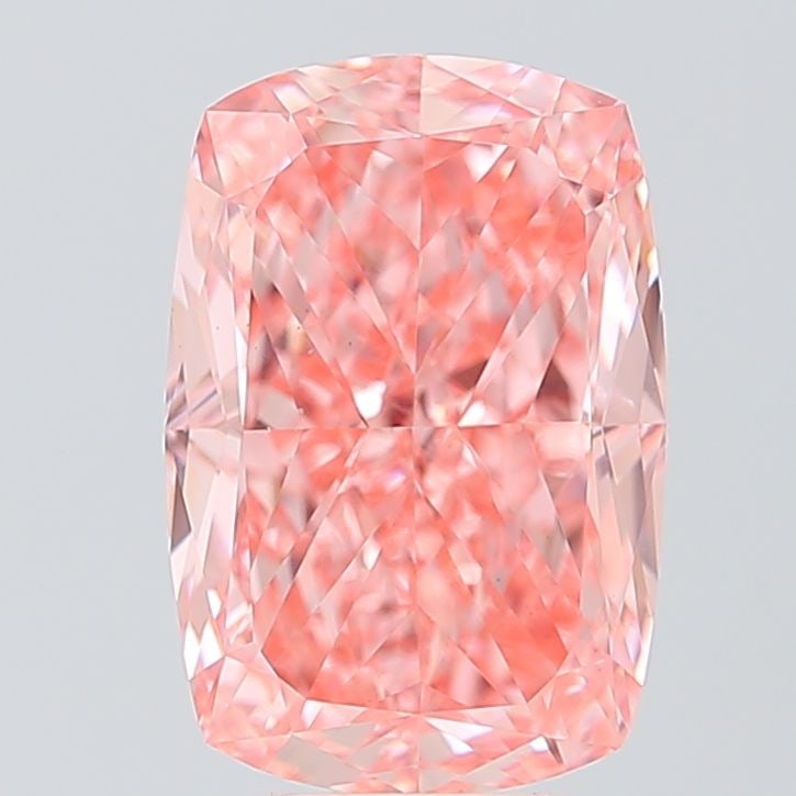 Loose Diamond - CUSHION MODIFIED 5.03ct Fancy Vivid Pink VS1: Loose Diamond - CUSHION MODIFIED 5.03ct Fancy Vivid Pink VS1 Source: This is a real non-mined Diamond that has been grown in a lab Shape: CUSHION MODIFIED Carats: 5.03 Color: Fancy Vivid Pink Certific