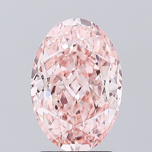 Loose Diamond - OVAL 2.04ct Fancy Vivid Pink VS1: Loose Diamond - OVAL 2.04ct Fancy Vivid Pink VS1 Source: This is a real non-mined Diamond that has been grown in a lab Shape: OVAL Carats: 2.04 Color: Fancy Vivid Pink Certification: IGI Video: